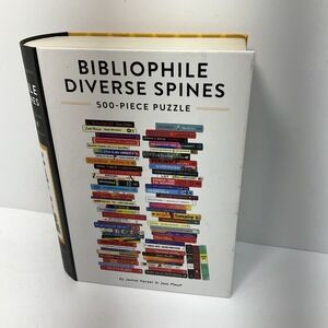 Bibliophile Diverse‎ Spines 500-Piece Puzzle (Jigsaw)